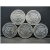 Image 2 : (5) 1971 Kennedy Half Dollars, Some Mint Marks