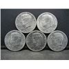 Image 1 : (5) 1971 Kennedy Half Dollars, Some Mint Marks
