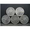 Image 2 : (5) 1971 Kennedy Half Dollars, Some Mint Marks
