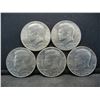 Image 1 : (5) 1976 Bicentennial Kennedy Half Dollars, Some Mint Marks