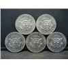 Image 2 : (5) 1978 Kennedy Half Dollars, Some Mint Marks
