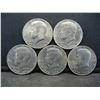Image 1 : (5) 1976 Bicentennial Kennedy Half Dollars, Some Mint Marks