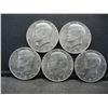 Image 1 : (5) 1980 Kennedy Half Dollars, Some Mint Marks