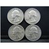 Image 1 : (4) 1964 Washington Quarters