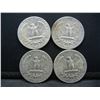 Image 2 : (4) 1964 Washington Quarters