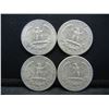Image 2 : (4) 1964 Washington Quarters