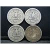 Image 2 : (2) 1940, (2) 1941 Washington Quarters