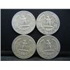 Image 2 : (4) 1964 Washington Quarters