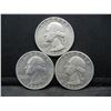 Image 1 : 1960, (2) 1961 Washington Quarters