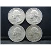 Image 1 : (4) 1964 Washington Quarters