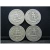 Image 2 : (4) 1964 Washington Quarters