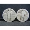 Image 1 : (2) No Date Standing Liberty Quarters