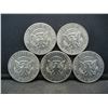 Image 2 : (5) 1971 Kennedy Half Dollars, Some Mint Marks