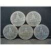 Image 2 : (5) 1976 Bicentennial Kennedy Half Dollars, Some Mint Marks