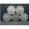 Image 2 : (5) 1972 Kennedy Half Dollars, Some Mint Marks