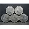 Image 1 : (5) 1976 Bicentennial Kennedy Half Dollars, Some Mint Marks
