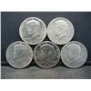 Image 1 : (5) 1971 Kennedy Half Dollars, Some Mint Marks