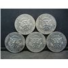 Image 2 : (5) 1971 Kennedy Half Dollars, Some Mint Marks