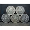 Image 2 : (5) 1971 Kennedy Half Dollars, Some Mint Marks