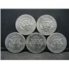 Image 2 : (5) 1971 Kennedy Half Dollars, Some Mint Marks
