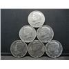 Image 1 : (6) 1981 Kennedy Half Dollars, Some Mint Marks