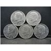 Image 1 : (5) 1973 Kennedy Half Dollars, Some Mint Marks