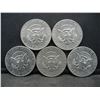 Image 2 : (5) 1973 Kennedy Half Dollars, Some Mint Marks