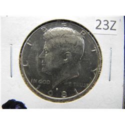 1981 D Kennedy Half Dollar