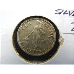 1944 D Philippines Ten Centavos