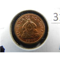 1957 Honduras One Centavo