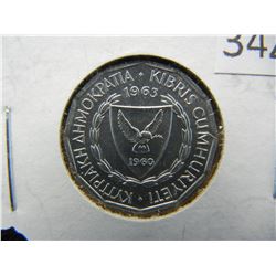 1963 Cyprus One Mil