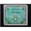 Image 2 : 1944 French Two Franc Military Note, and 1964 Indonesia One Satu Sen