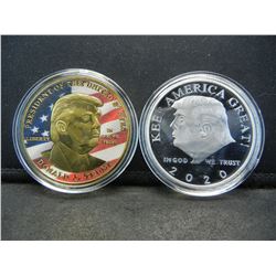 (2 TRUMP MEDALS), PROOF