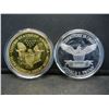 Image 2 : (2 TRUMP MEDALS), PROOF