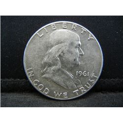 1961 SILVER (90%) FRANKLIN HALF