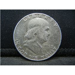 1952-D SILVER (90%) FRANKLIN HALF,