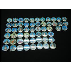 (55) 1987 TOPP'S BASEBALL COIN'S/TOKEN'S.  (LEGENDS SUCH AS: DALE MURPHY, ETC.)