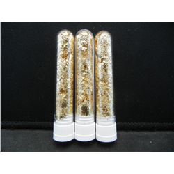 (3) Vials of Leaf Flakes