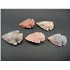 Image 1 : (5)-ARROW-HEADS, (AGATE)
