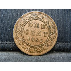 1859 CANADIAN ONE CENT
