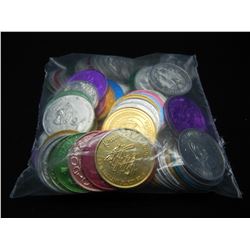 (100) MARDI GRAS DOUBLOONS