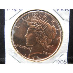 Copper Round .999 Mercury