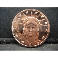 Copper Round .999 Lady Liberty