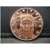 Image 1 : Copper Round .999 Lady Liberty