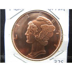 Copper Round .999 Mercury