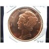 Image 1 : Copper Round .999 Mercury