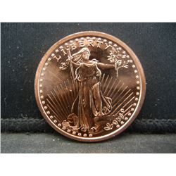 Copper Round .999 Walking Liberty