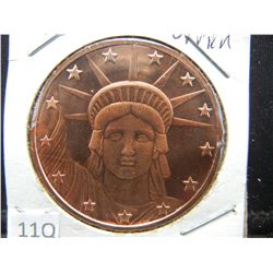 Copper Round .999 Lady Liberty