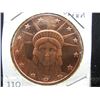 Image 1 : Copper Round .999 Lady Liberty