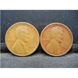 1925 DS Wheat Cents